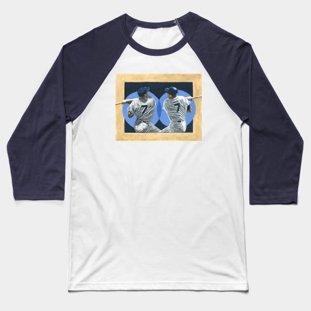 Switch Hittin' Mick Baseball T-Shirt by CraigMahoney